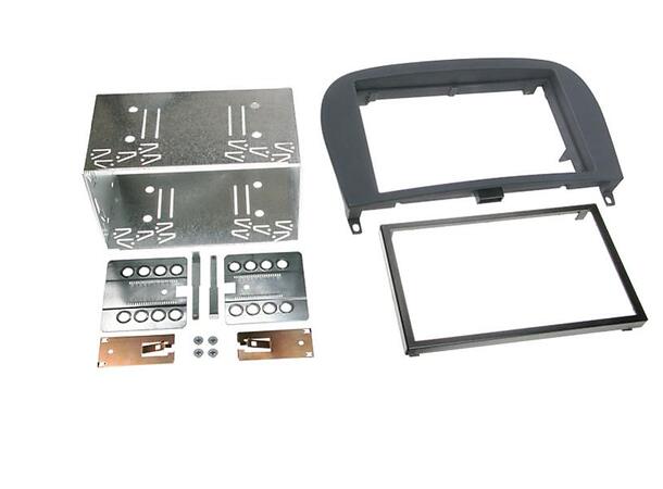 Radioramme Mercedes SL (R230) 2001- 06 2 DIN, Kit, Rubber Touch 